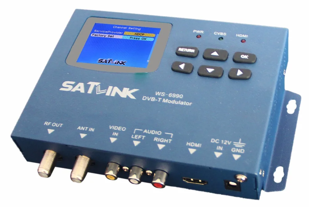 Оригинальный DVB T Satlink WS 6990 наземного Finder 1 Маршрут модулятор/AV/ HDMI цифровой