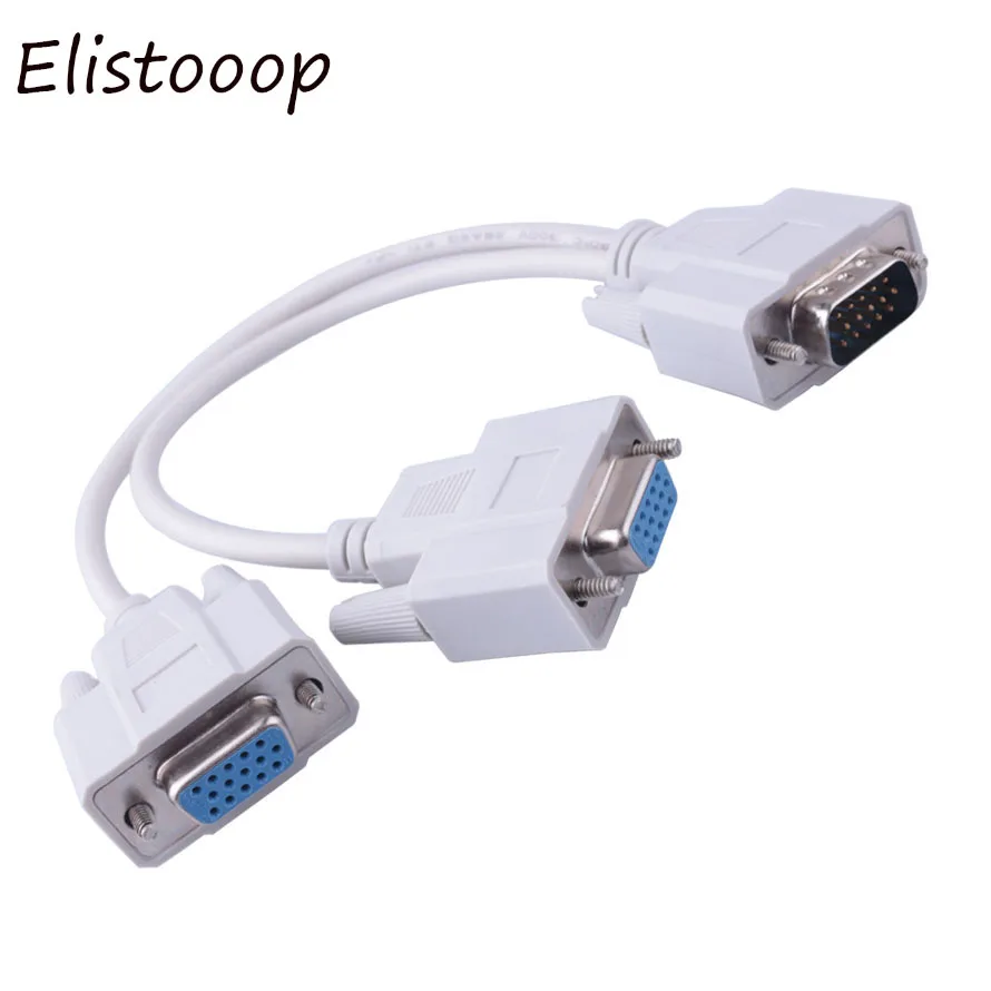 Разветвитель Кабеля диагональю 2018 дюйма (1 шт.) VGA 2 шт.|vga to|y splitter cablevga cable |