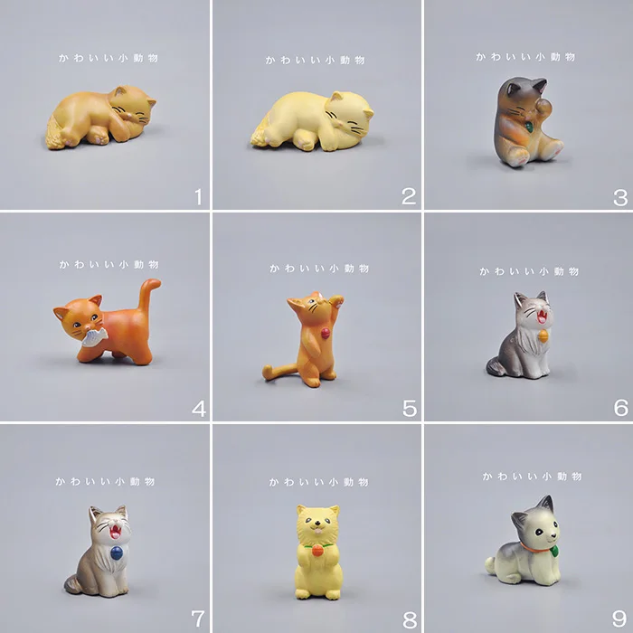 Япония оригинальный громады 13 компл. домашних животных милые персидская кошка