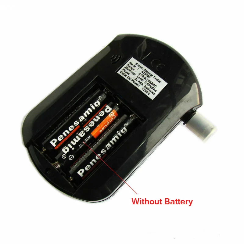 Алкотестер Цифровой анализатор дыхания Профессиональный AT6000 портативный