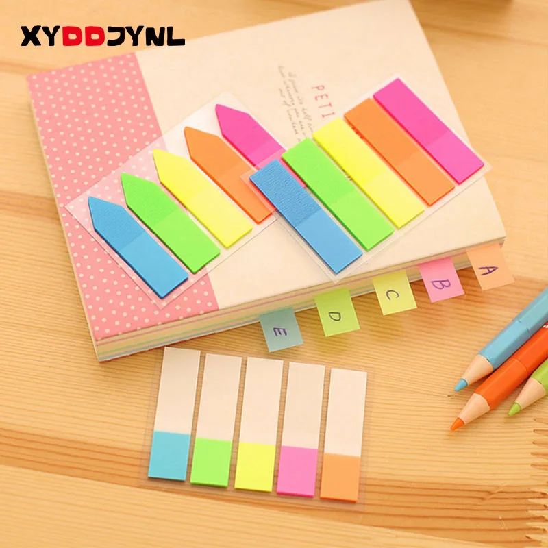 1 шт. милые миленькие в японском стиле (Каваий Цветной ПЭТ Блокнот стикер для