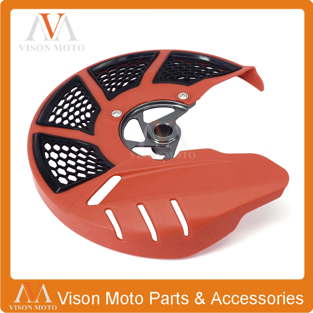 Front Brake Disc Rotor Guard Cover For KTM SX SXF XC XCF EXC EXCF 125 150 200 250 300 350 400 450 500 525 530 2003-14 SMR 04-10 |