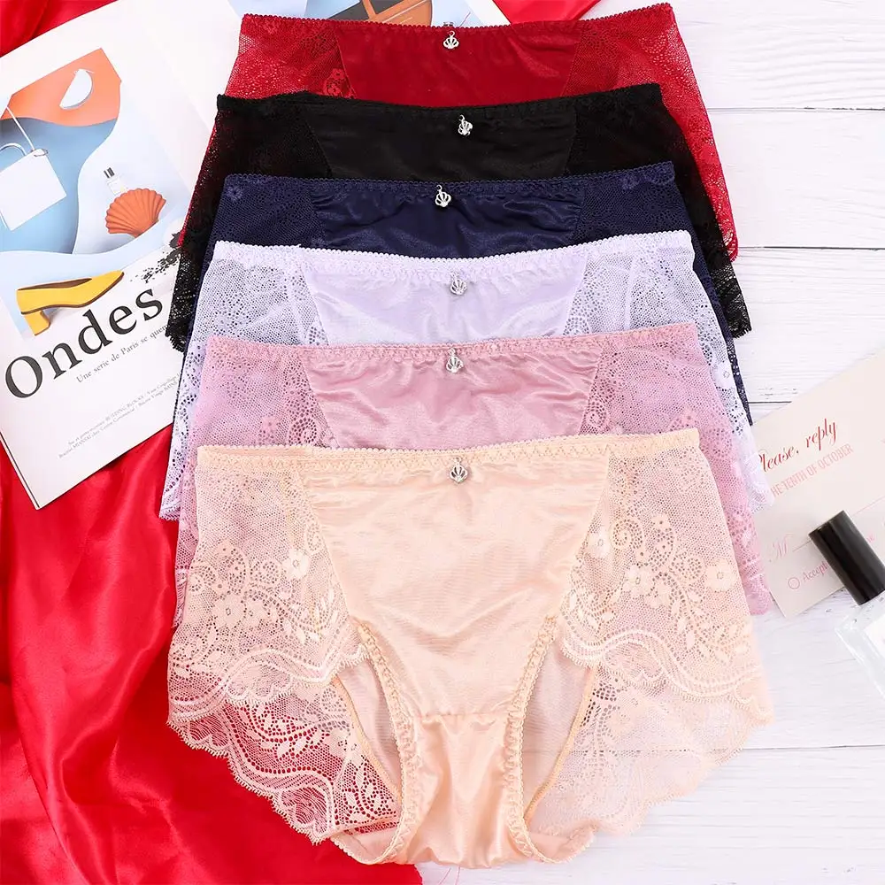 Сексуальные кружевные трусики роскошные мягкие дышащие женские прозрачные
