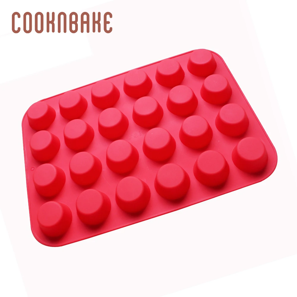 COOKNBAKE силиконовая форма для кексов Круглый Силиконовый маленький инструмент для выпечки торта льда для пудинга и желе Кондитерская форма ручной работы