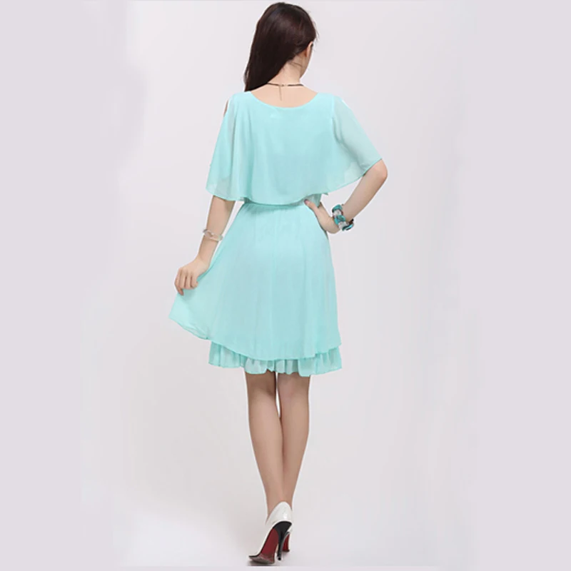 Новинка 2017 года шифоновое платье для женщин летнее Повседневное из