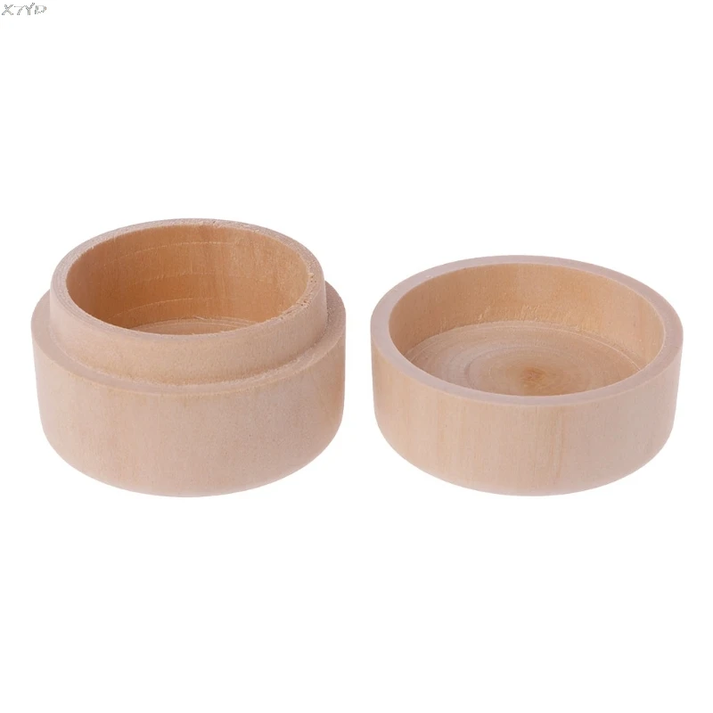 Small Round Wooden Storage Boxes Ring Box Vintage decorative Natural Craft Jewelry box Case Wedding Accessories | Дом и сад