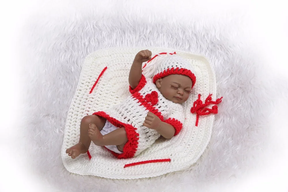 Мини bebelys Reborn Baby Doll реалистичные силиконовые игрушки для ванной девочек Спящая