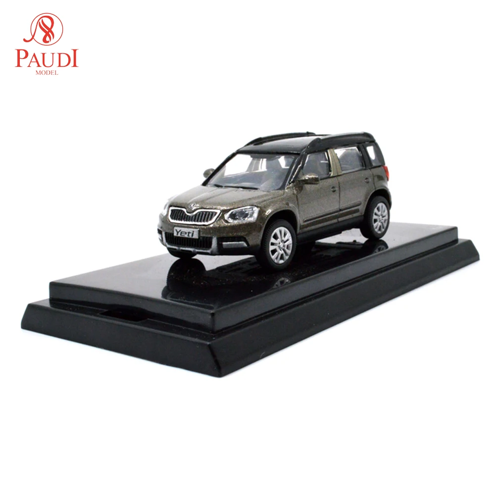 1:64 1/64 1 64 SVW Skoda Yeti 2013 коричневый литой под давлением игрушечный автомобиль