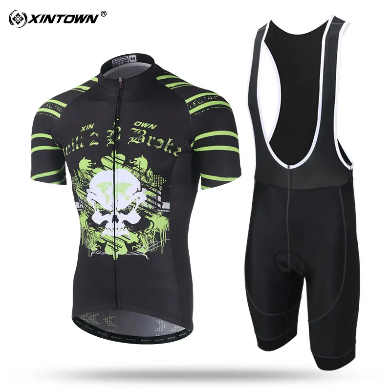 XINTOWN амортизирующие комплекты для велоспорта с коротким рукавом одежда