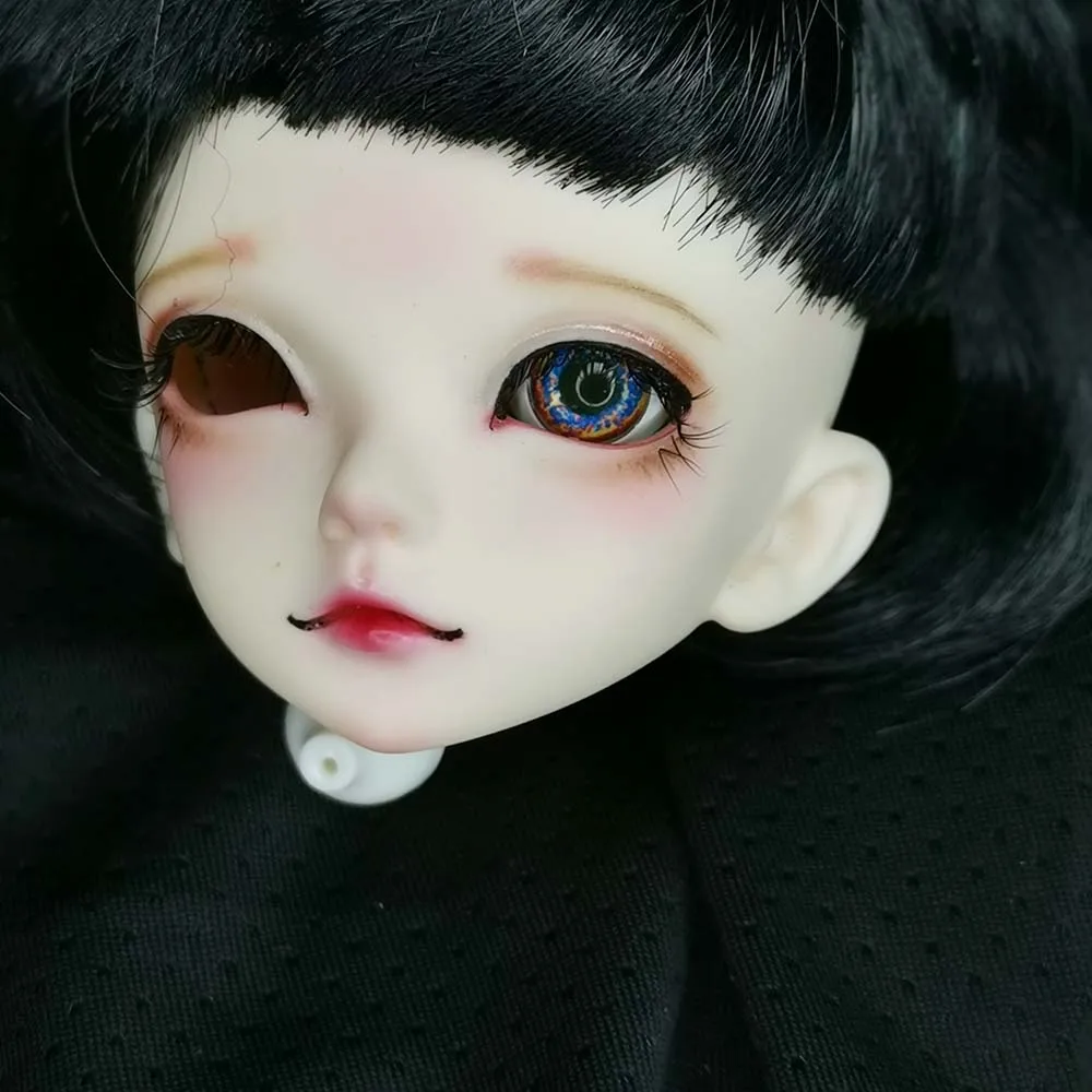 Круглая акриловая кукла bjd с глазами огня синего цвета для bjd/SD/MSD 12 мм 14 20 1/6 |