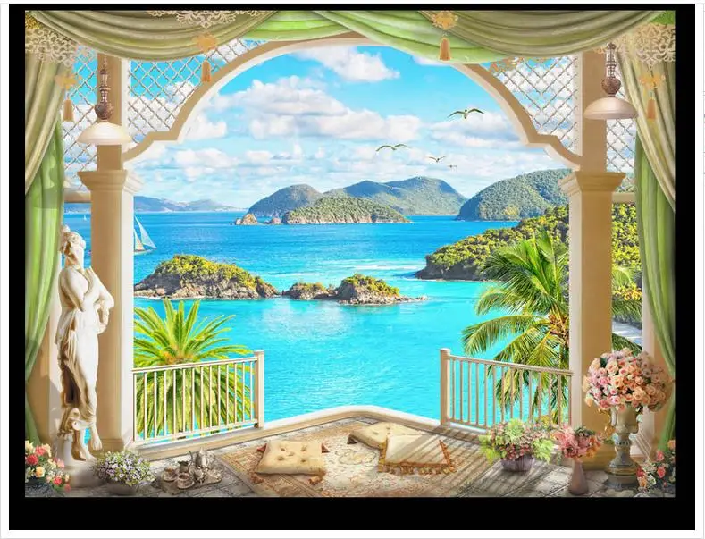 Высокое качество Горячая распродажа Новые Пользовательские 3d фото обои фрески