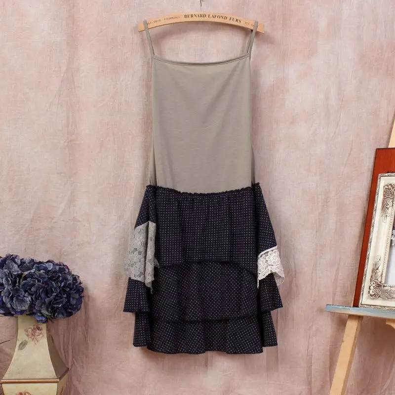 Осенняя рубашка многослойное платье в горошек для женщин Vestidos Mujer 2018 длинный