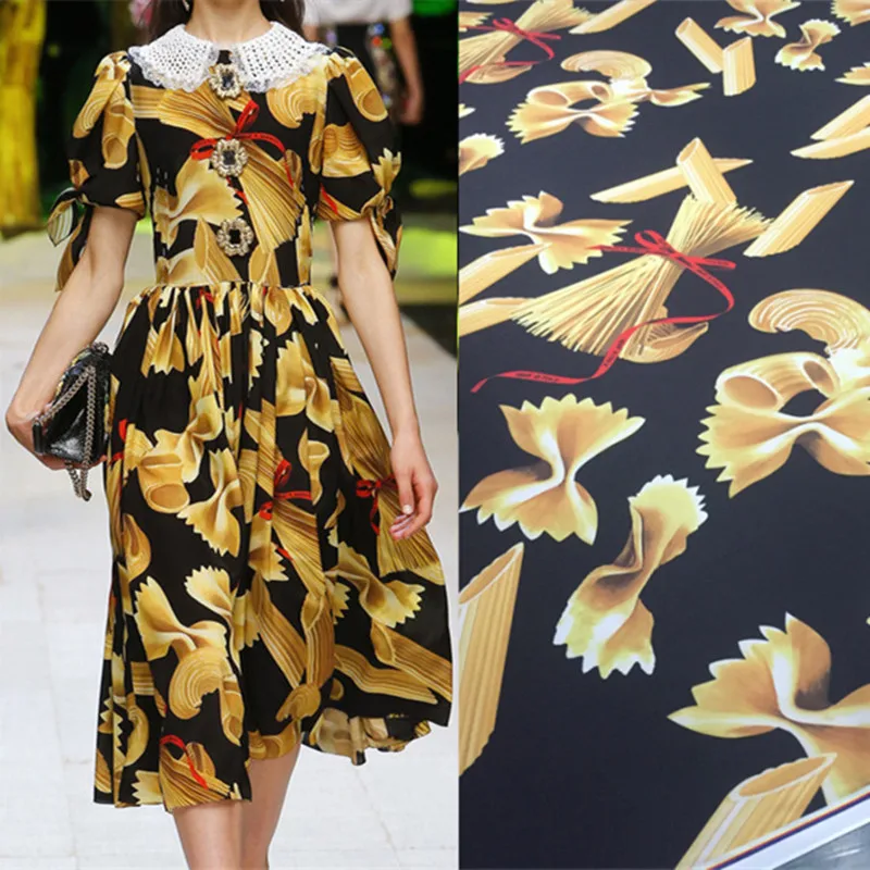 Женское длинное платье FFLACELL из полиэстера с рисунком ширина 140 см 2 метра|polyester dress