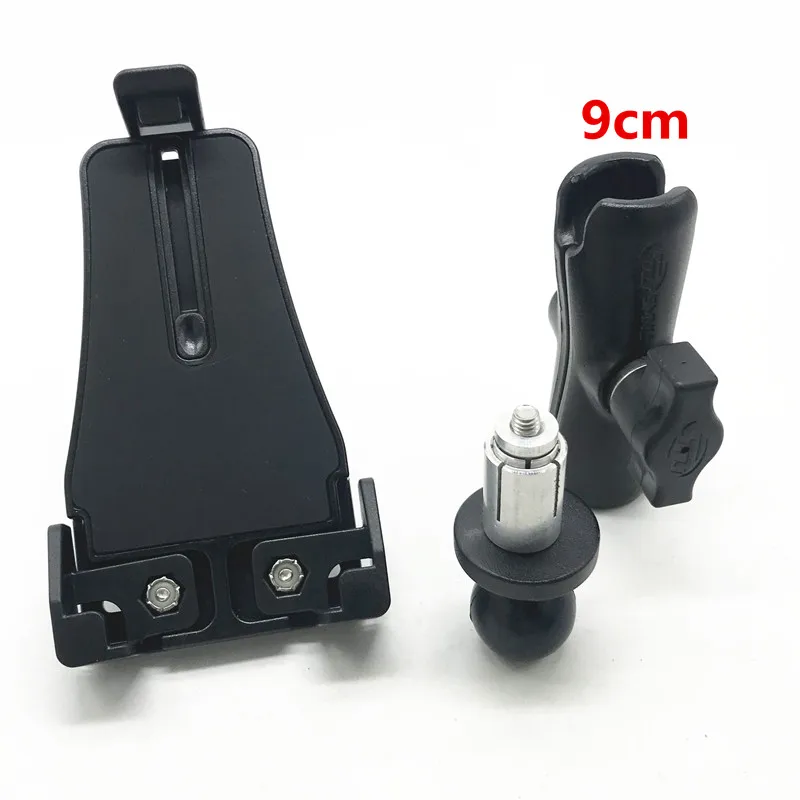 9cm 3in1 kit Сверхмощное настенное крепление с 1 дюймовым шаровым двойным гнездом, крепление для велосипеда, мотоцикла, набор для крепления для мобильного телефона, крепление для оперативной памяти - Цвет: 9cm 3in1 kit