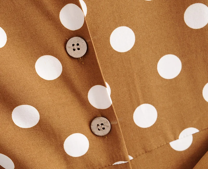 Летний комбинезон 2018 повседневный Свободный с широкими штанинами в горошек