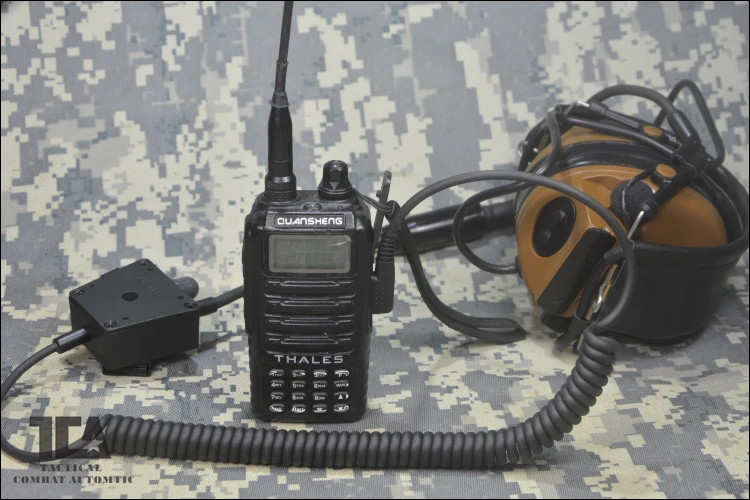 TCA TK Connector DAVIES E Military PTT для Kenwood Baofeng UV 5R TYT 'd xun Walkie Talkie Two Radio|walkie talkie|talkie walkietalkie talkie |
