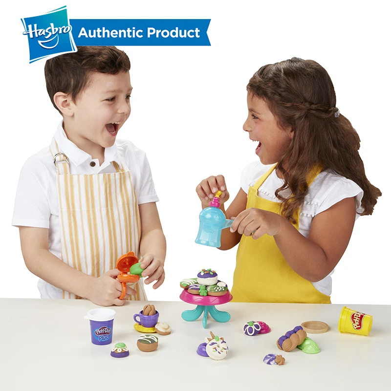 Hasbro Play-Doh кухня творения восхитительные пончики набор Play Doh нетоксичный Лепка глина Развивающие DIY игрушки для детей