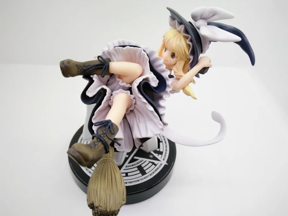 HKXZM Аниме Фигурка 23 см Touhou проект Marisa Kirisame Rev. TOKIAME со светом ПВХ фигурку Модель