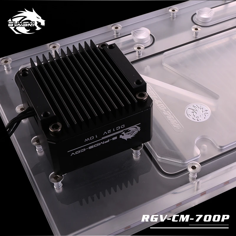 BYKSKI акриловая доска водный канал решение использовать для Cooler Master C700P компьютерный чехол для процессора и GPU Блок/3PIN RGB светильник