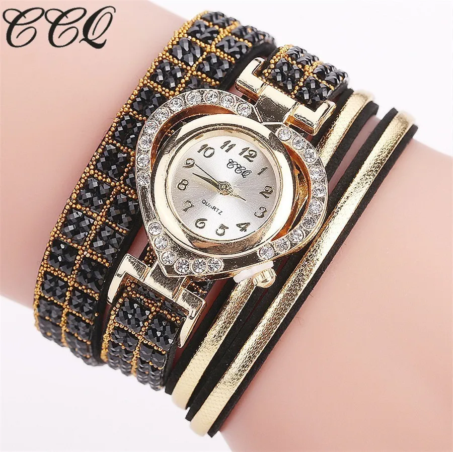 CCQ Брендовые женские Часы повседневные наручные часы с браслетом модные