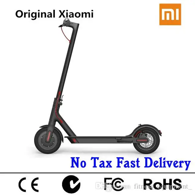 Черный Xiaomi скутер Mijia M365 умный электрический складной Скутер 2 колеса ХОВЕРБОРДА Oxboard 30 км пробег LG батареи самокаты - Цвет: Черный