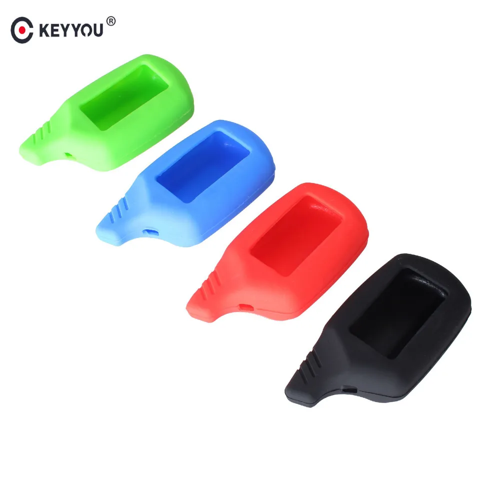 KEYYOU 30X чехол для автомобильного ключа силиконовый Starline B9 B6 A91 A61 LCD KGB FX 5 Jaguar ez one