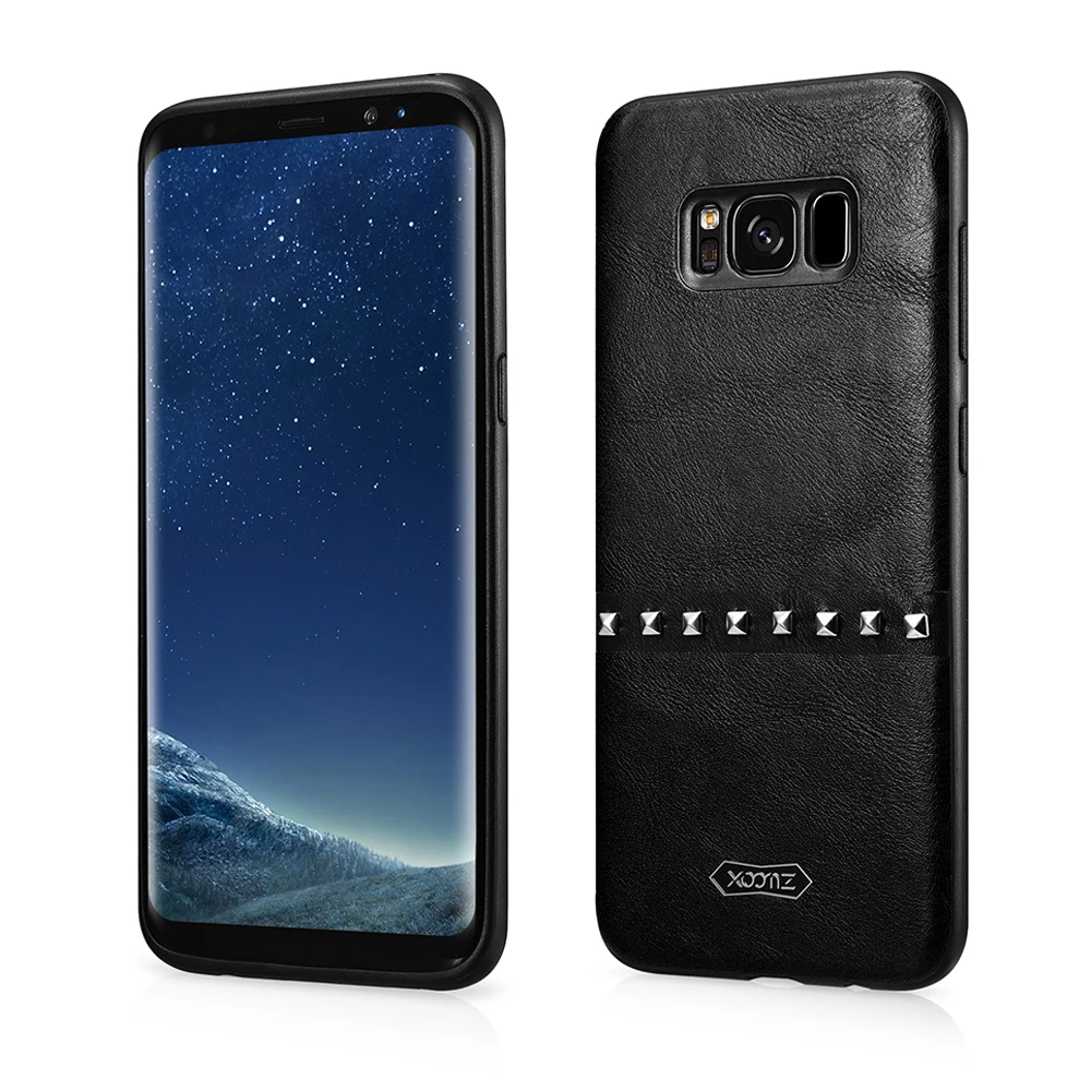 Чехол XOOMZ для Samsung S8 винтажный из искусственной кожи с заклепками чехол Galaxy