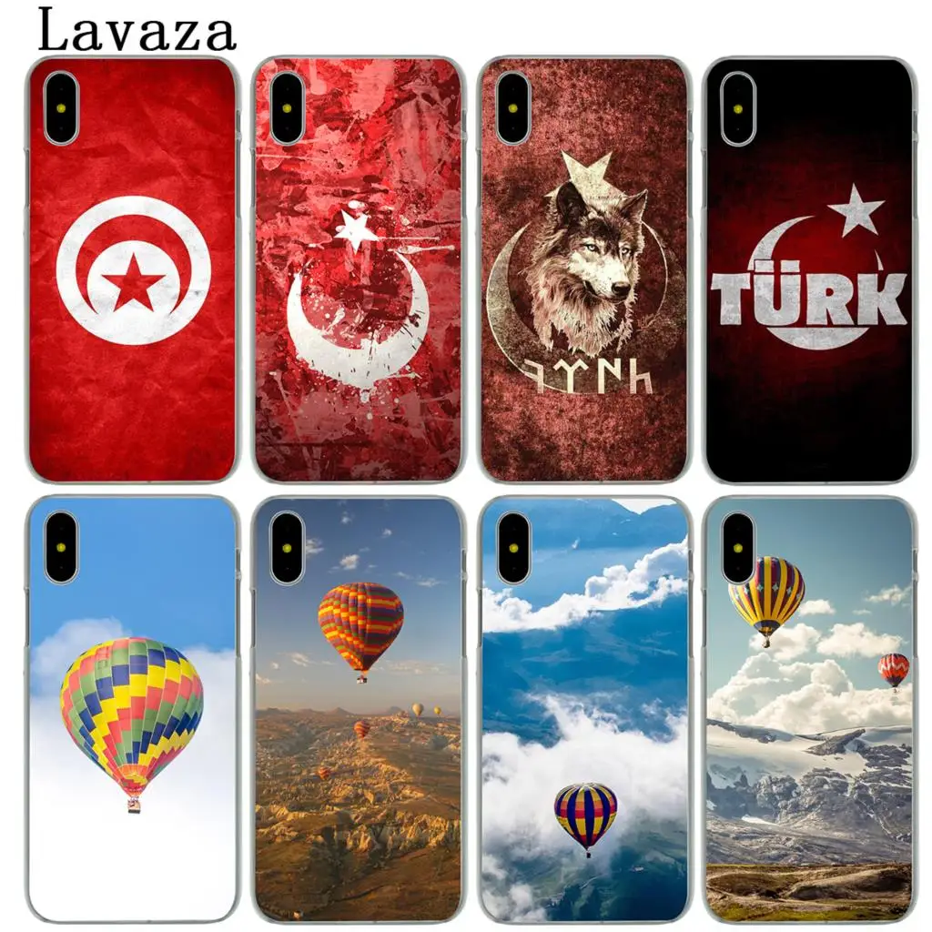 Твердый чехол для телефона Lavaza iPhone XR X 11 Pro XS Max 7 8 6 6S 5 SE 4 10 с турецким флагом |