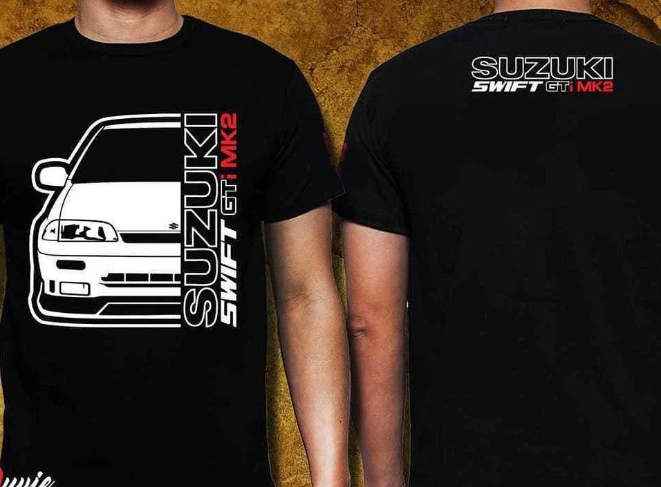 Модная рубашка Suz Swift Gti Mk2 (Азиатский размер) двухсторонние футболки 2019 | Мужская