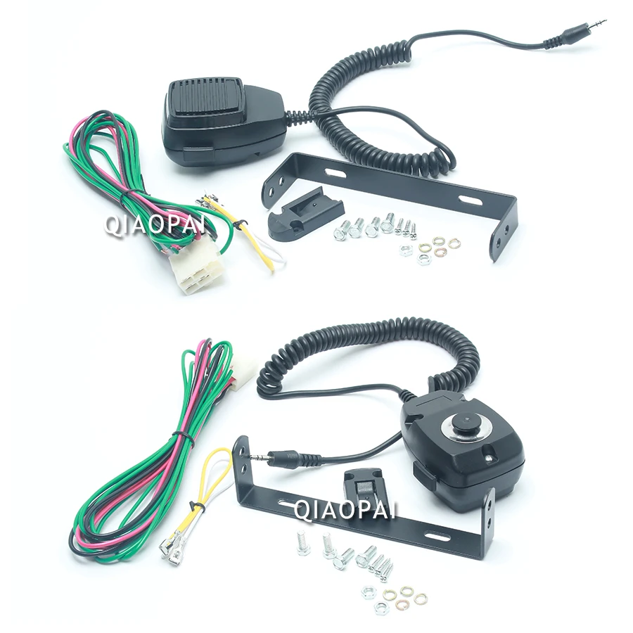 Для автосигнализации 200W Динамик электронный звуковой сигнал 12V 24V MIC Системы