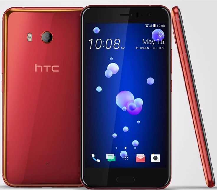 Разблокированный htc U11 Восьмиядерный 5,5 дюймов LTE 4 ГБ ОЗУ 64 Гб ПЗУ 1080P 16,0 Мп камера Snapdragon 835 IP67 мобильный телефон с двумя sim-картами