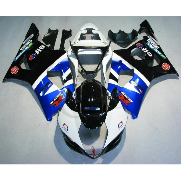 

Customize body work fairings for GSXR 1000 03 04 GSXR1000 body kit 2003 2004 blue white black fairing kit D