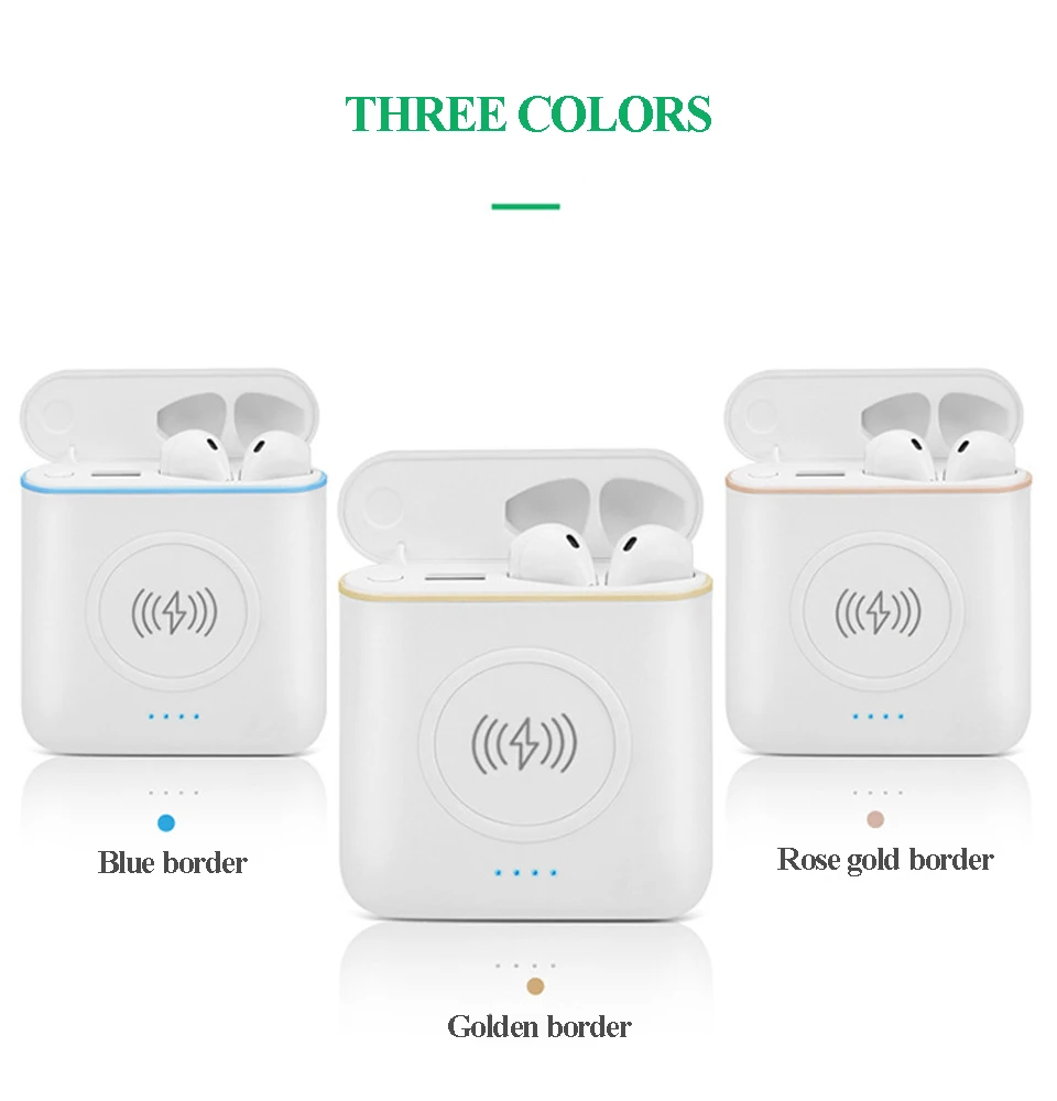 Volemer XT6 TWS bluetooth наушники со смартфоном Беспроводная зарядка + 5200 мАч зарядное