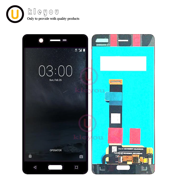 Для Nokia 5 ЖК-дисплей TA-1024 TA-1027 TA-1044 TA-1053 TA-1008 TA-1030 Дисплей Сенсорный экран планшета