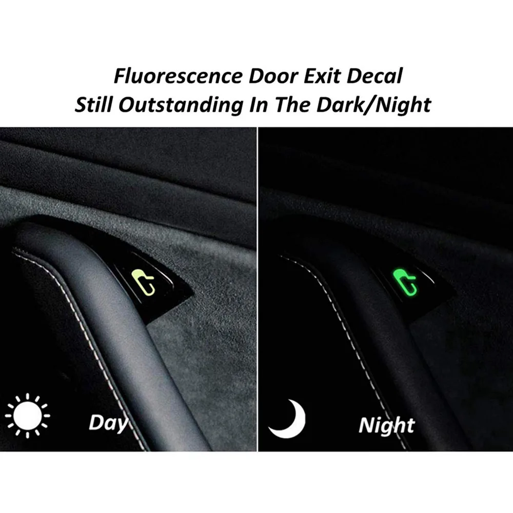 Наклейка на дверь автомобиля Tesla Model 3 8 шт./лот|Наклейки автомобиль| |