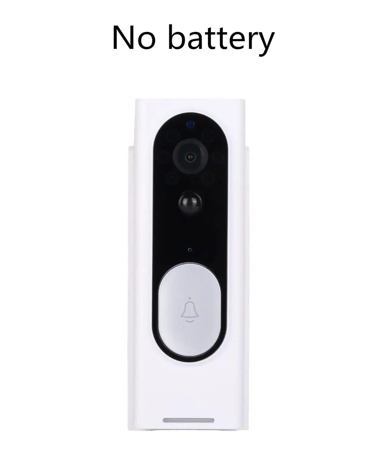 Standard Vikewe видео дверной звонок 1080p HD ночного видения беспроводной WiFi безопасности домашний монитор домофон умный телефон Видимый дверной Звонок камера - Название цвета: Standard