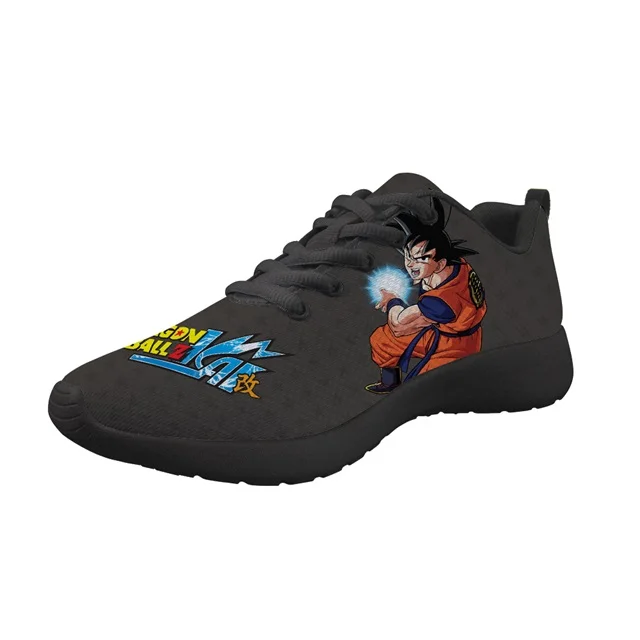 INSTANTARTS/мужская повседневная обувь; Dragon Ball Z; мужские кроссовки с супер принтом; сетчатая обувь для мальчиков; Saiyan Son Goku; кроссовки на плоской подошве - Цвет: HMB6015Z41