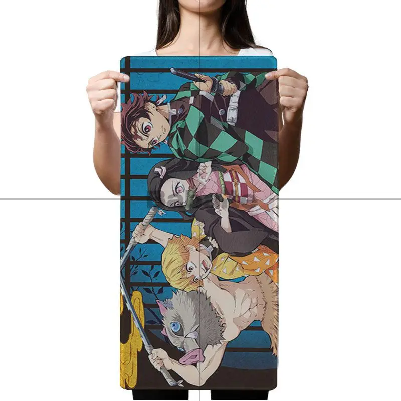 Lock Edge 40X90cm Babaite Demon Slayer Kimetsu no Yaiba, коврик для клавиатуры, резиновый игровой коврик для мыши, Настольный коврик, Комфортный коврик для мыши, игровой коврик для мыши - Цвет: Lock Edge 40X90cm