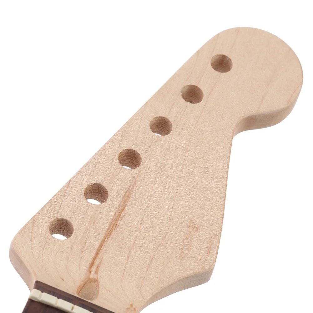 

Maple Guitar Neck For ST Guitar Replacement Parts 22 Frets Fret Rosewood Fingerboard Maple Neck