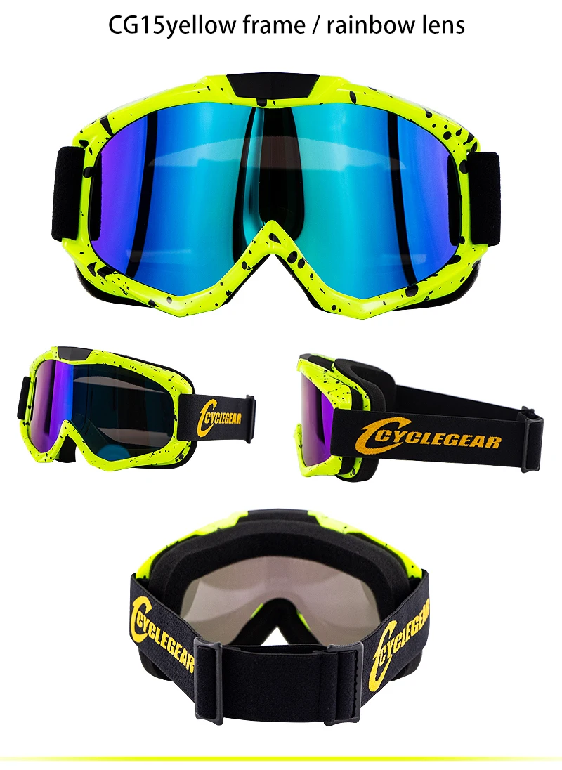 Оригинальные Cyclegear CG15 мотокросса от дорожные очки ATV Casque мотоциклетные очки анти-ветер мотоцикл гоночная маска