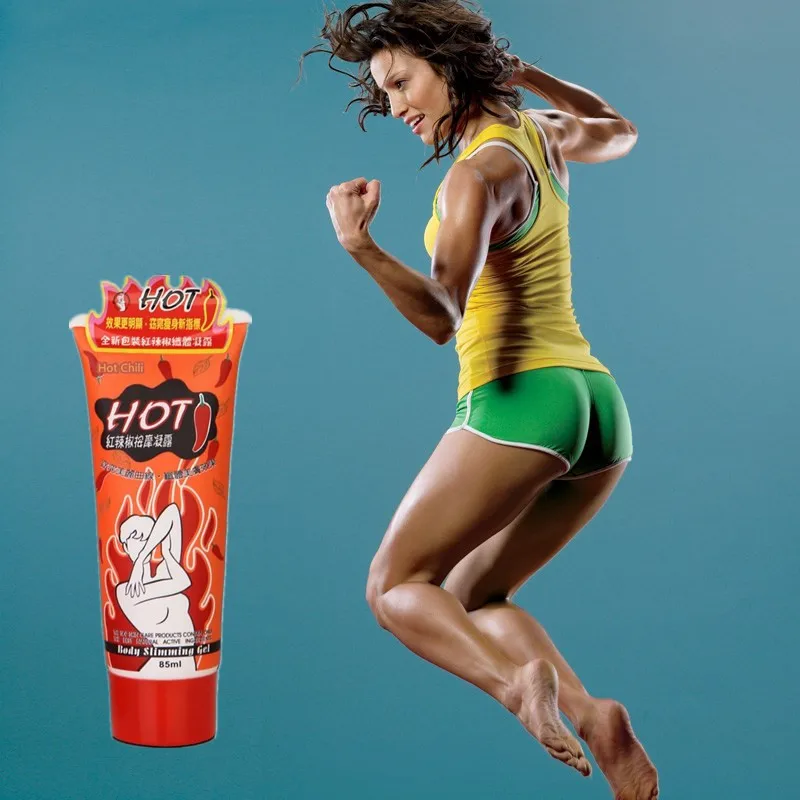 Новый Антицеллюлитный крем для тела похудения Чили и имбирь упрямый сжигание