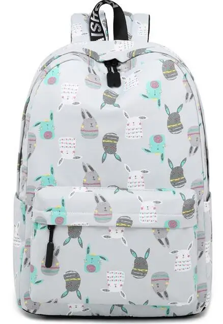 Joyloading школьный рюкзак с мультяшным принтом кролика в стиле преппи для студентов