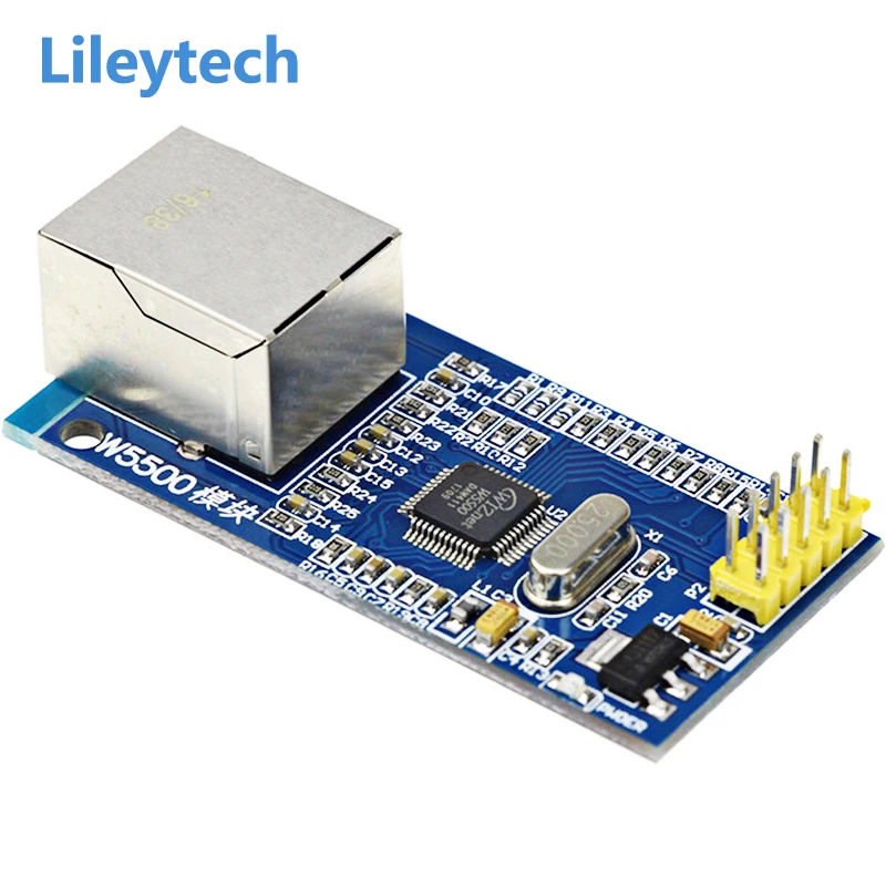 W5500 Щит Ethernet LAN сетевой модуль лучше W5100 Поддержка tcp/ip 51/STM32 микроконтроллер с 32 К