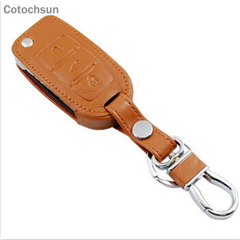 Чехол для автомобильных ключей Cotochsun Volkswagen VW Jetta Tiguan POLO Passat CC Golf GTI R20 R36 EOS Scirocco/Skoda