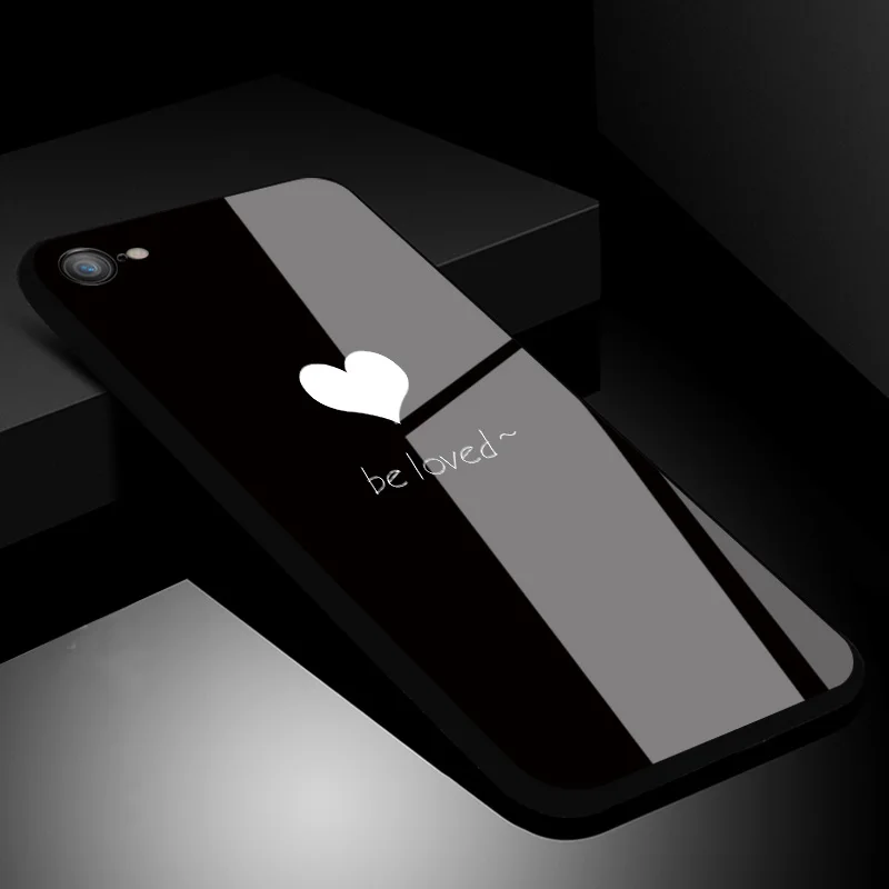 NO.15 IIOZO чехол для телефона из закаленного стекла s для iphone 7, 8, 6, 6S plus, антидетонационный стеклянный чехол для iphone 7, чехол - Цвет: NO.15