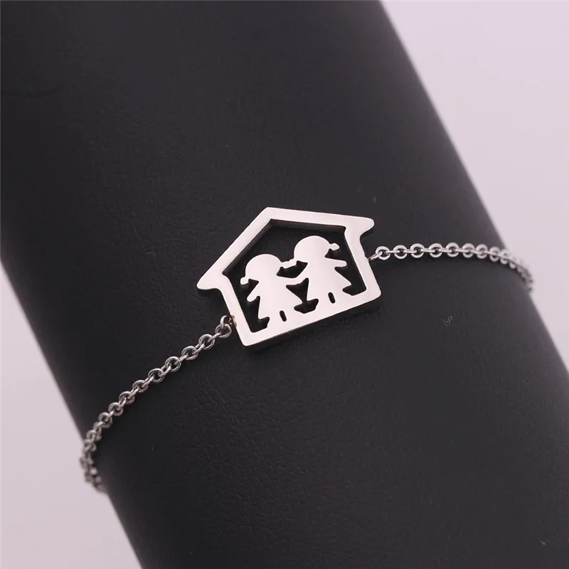 Женский браслет цепочка feimeng простой стильный регулируемый для папы мамы дочки и