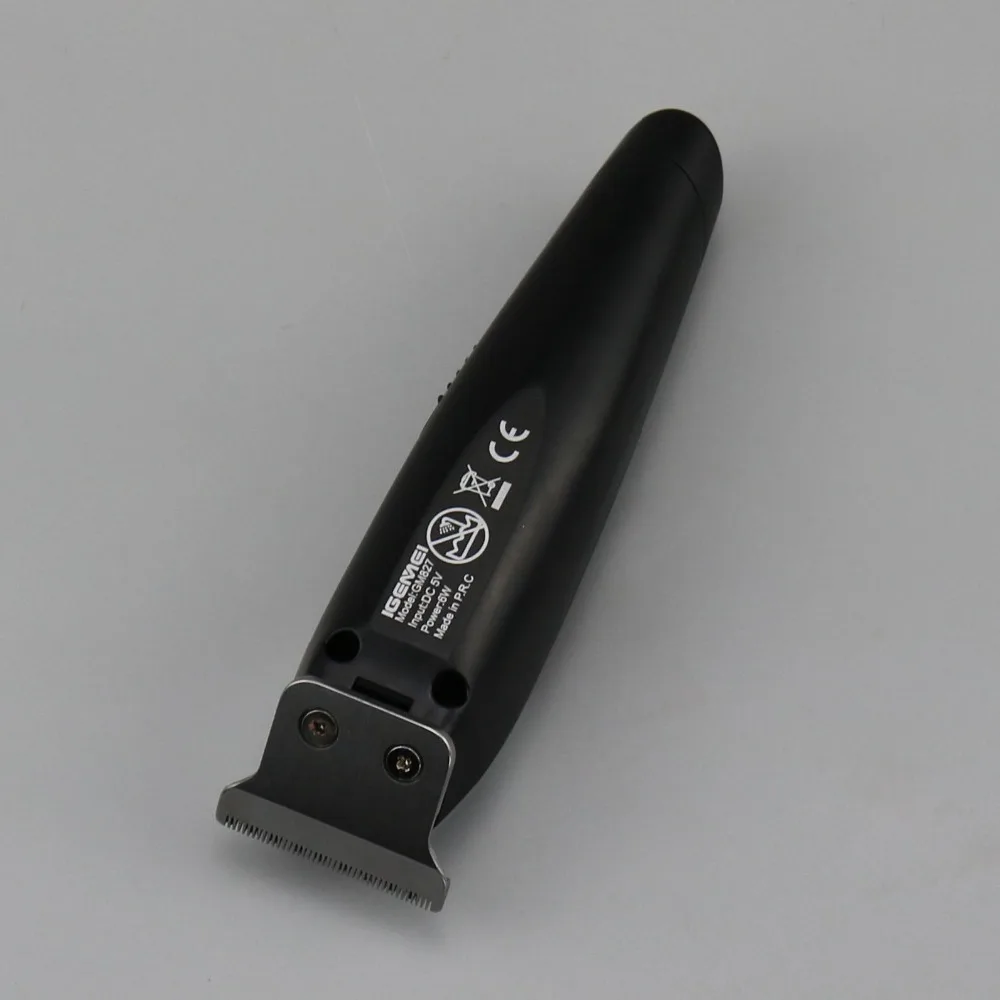 Профессиональный триммер для волос мужчин машинка стрижки бороды USB edger бритва
