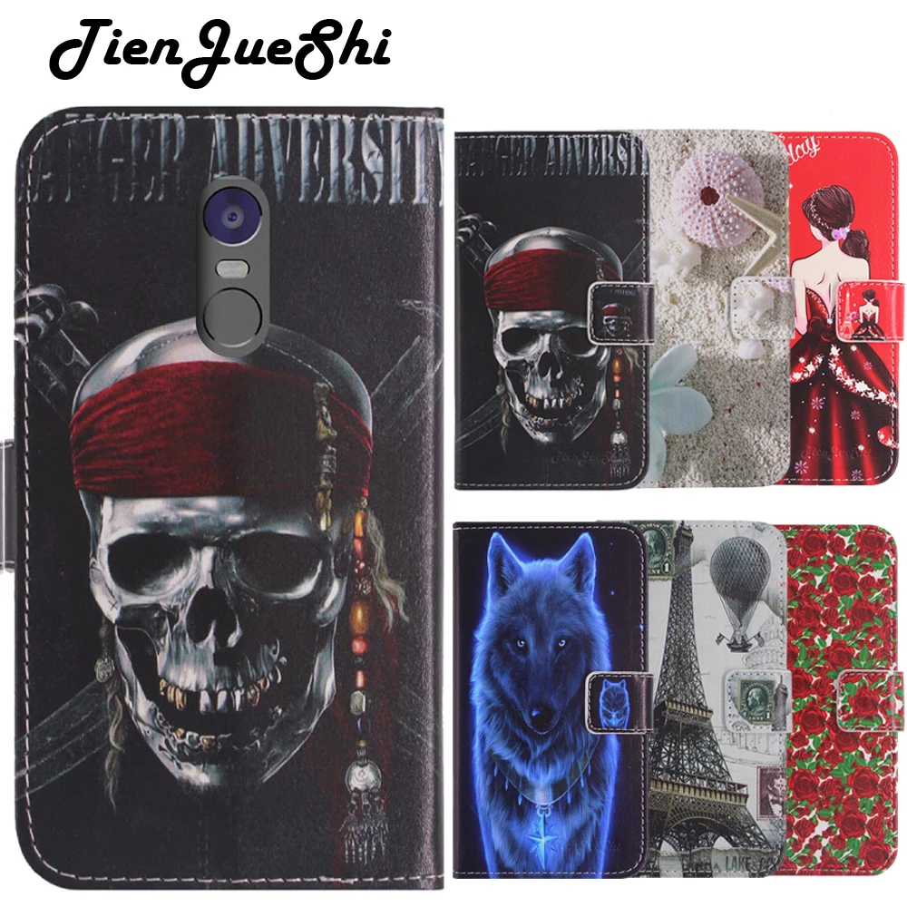 TienJueShi модный защитный кожаный чехол книжка с откидной крышкой кошелек Etui для Allcall