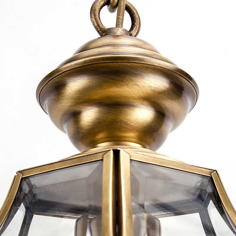 Классическая Подвесная лампа в виде медной цепи бесплатная доставка для