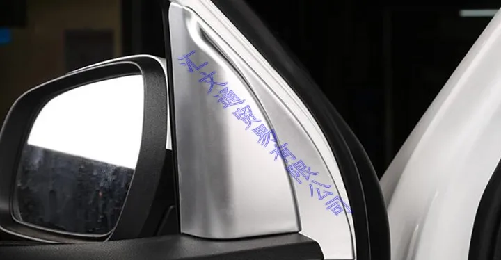 Для Hyundai ix35 2018 2019 ABS хромированный Интерьер Передняя дверь треугольная крышка